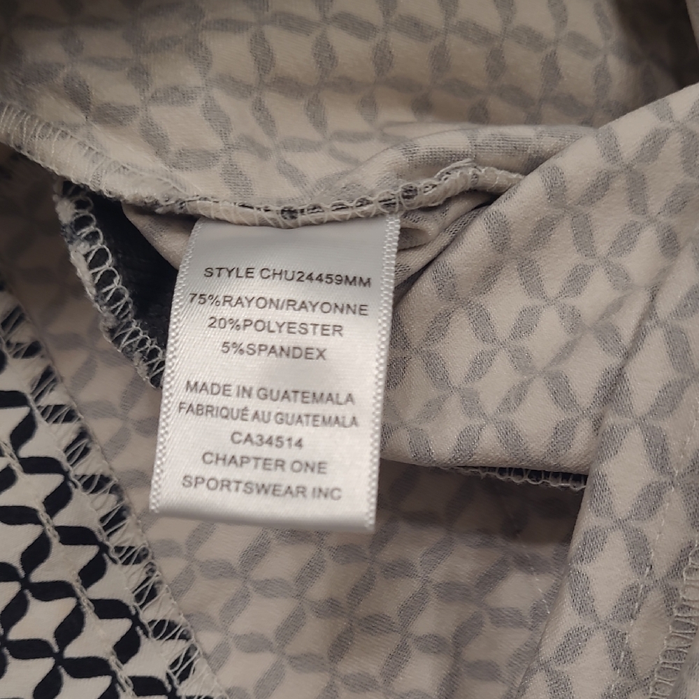 Jules & Leopold Monochrome Geometric Pants - Picture 9 of 9